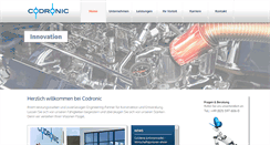 Desktop Screenshot of codronic.de